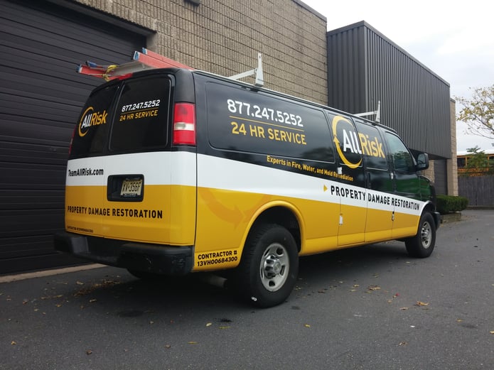 Commercial van wrap of All risk Somerdale, NJ
