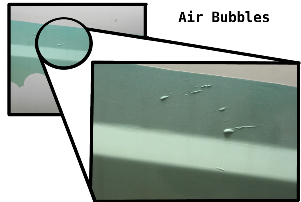 air bubbles