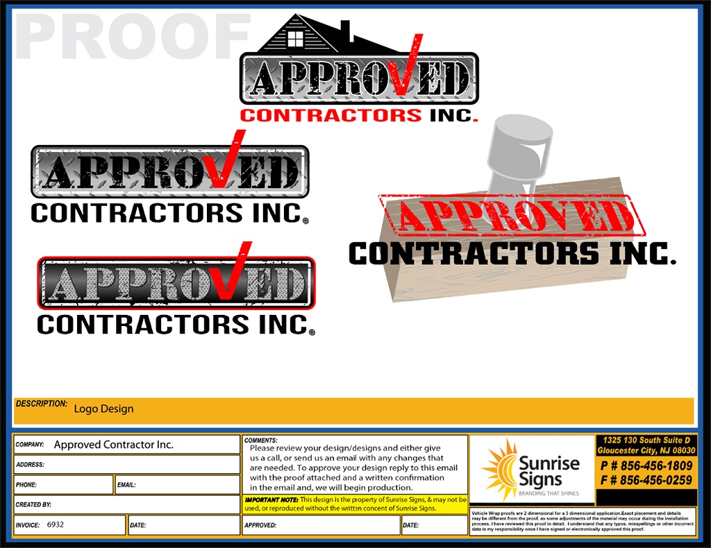 Home Service Contractor Logo Designs