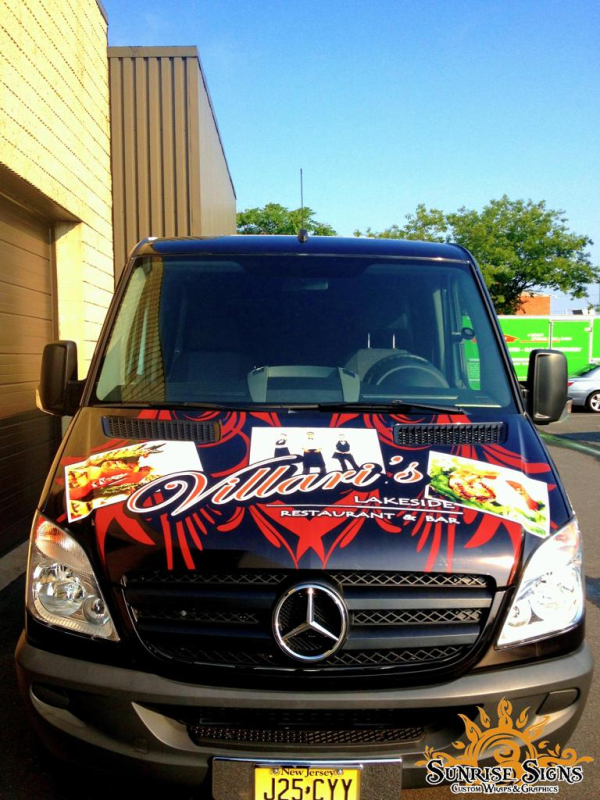 Restaurant and catering vehicle wraps