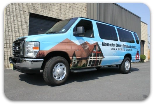 chruch van wrap