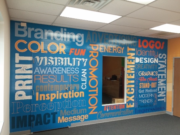 Office and workspaces wall wrap