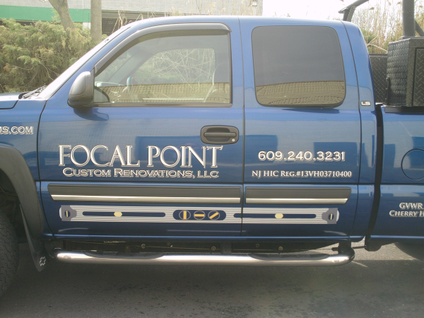 Advertising electrical services with vehicle wraps