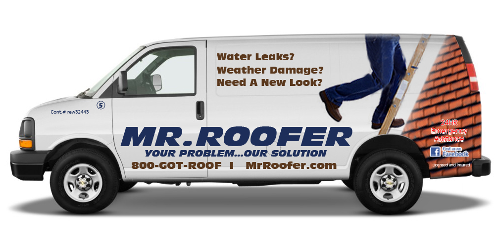 Roofing Contractor Truck Lettering