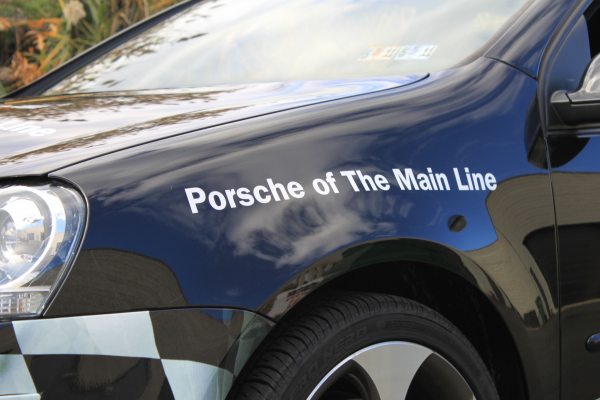 Porsche of the Main Line in Delaware County Uses Franchise Vehicle Wraps for Roadside Assistance