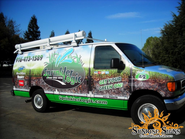 Sprinkler System Contractor Van Wraps