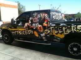 steelers truck wrap