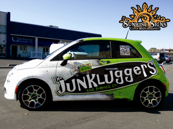 Vehicle branding with a catch phrase