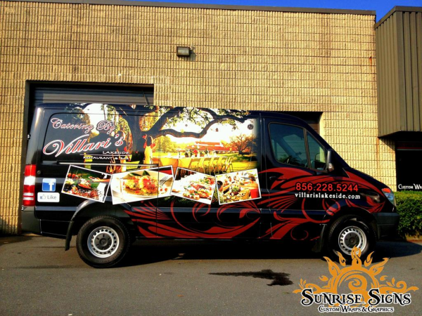 Weddings and banquet catering vehicle wraps