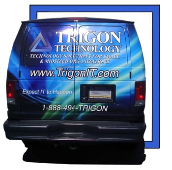 Blue Fleet Wraps for Vehicle by Sunrise Signs