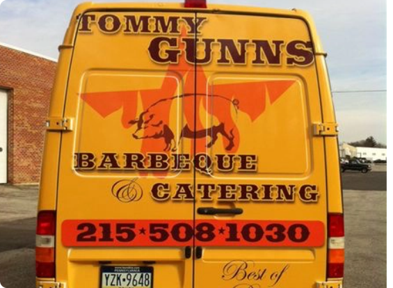 Tommy Gunns Vehicle Lettering for Business in Philadelphia