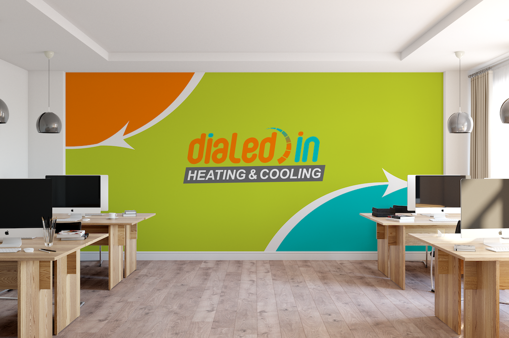 Dialed in Heating and Cooling Wall Murals by Sunrise Signs