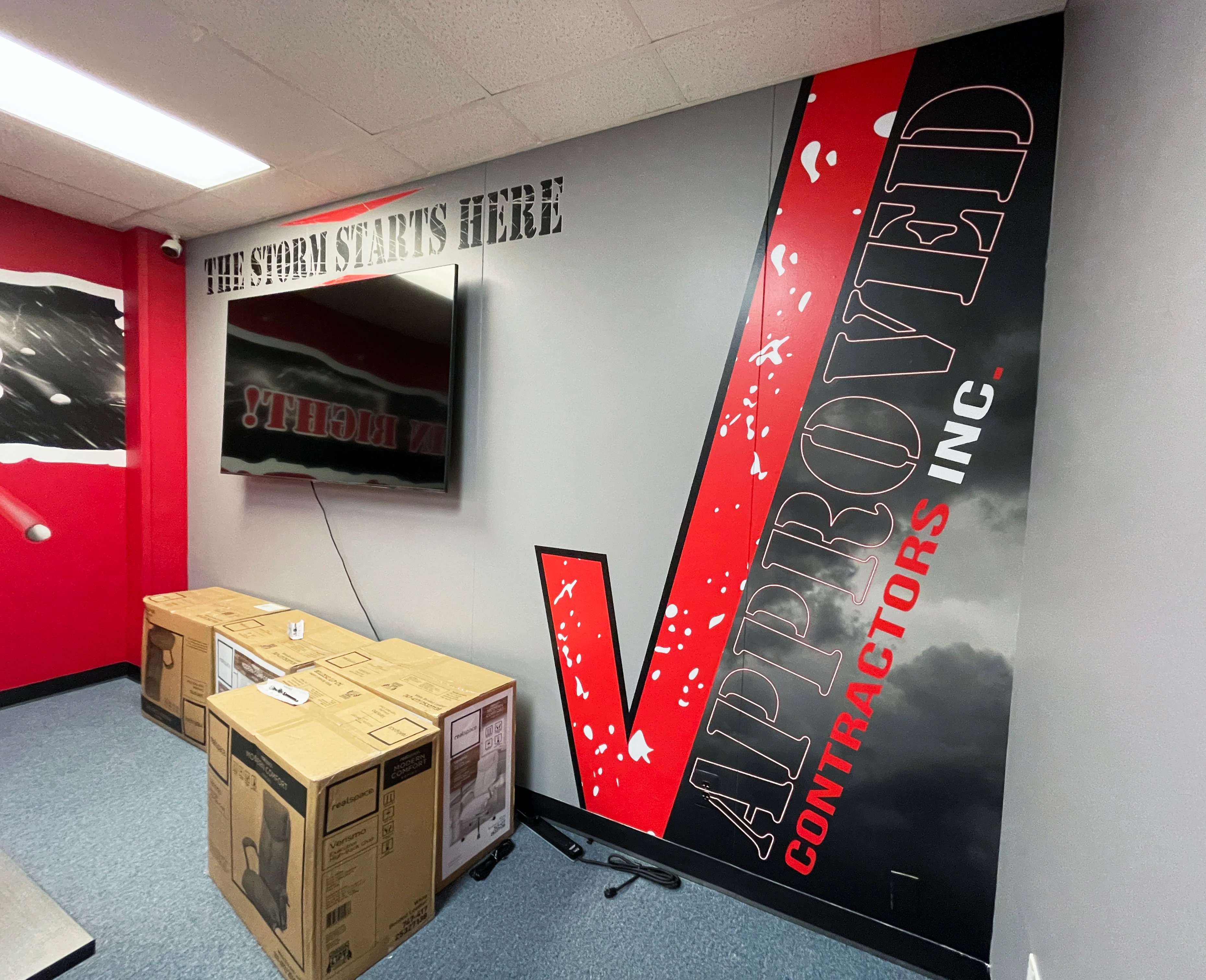 Office Lobby Wall Signs for Approved Contractors in Philadelphia, PA 1