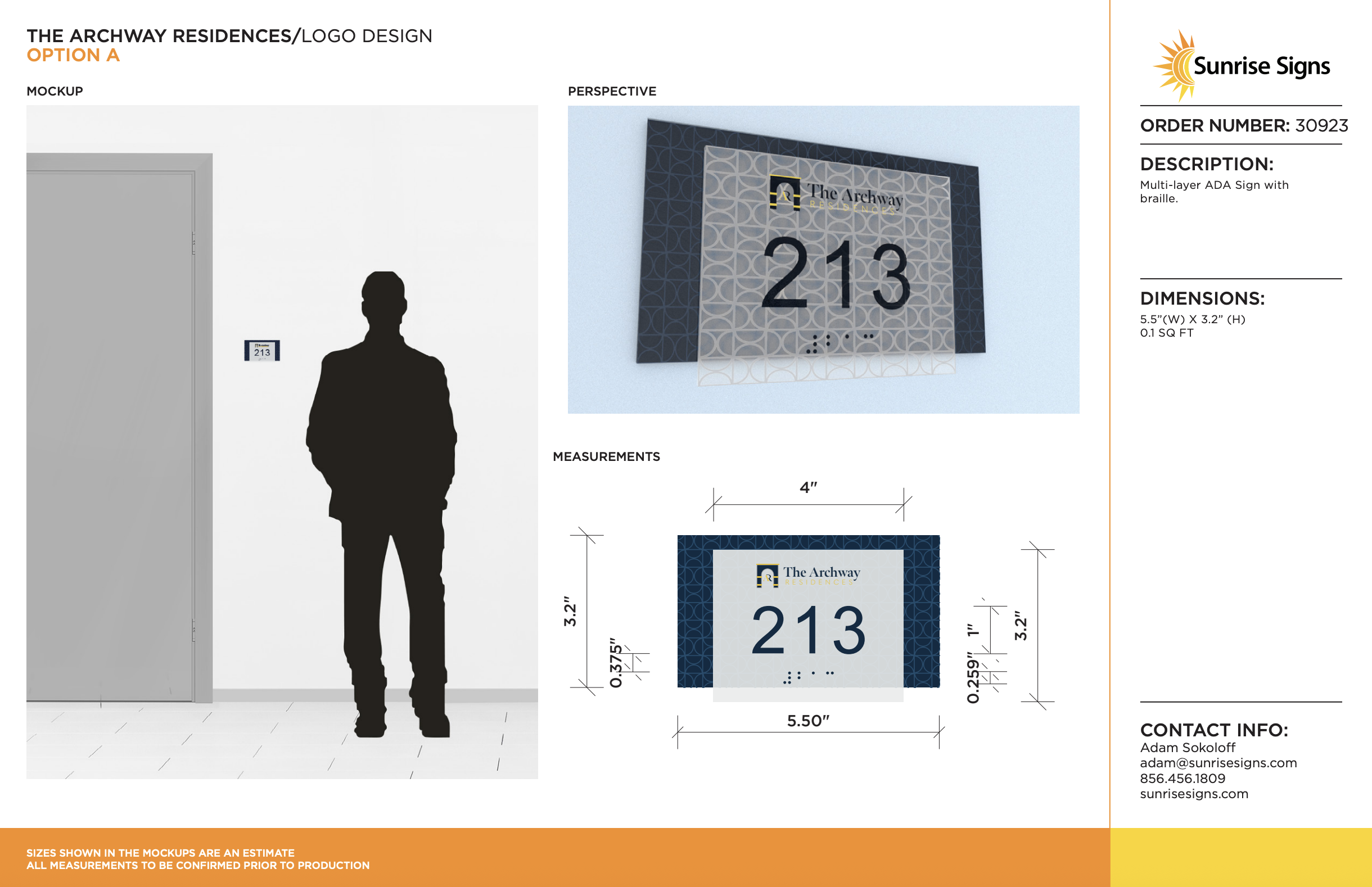 multifamily housing sign design