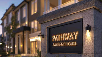 Types of Apartment Building Signage